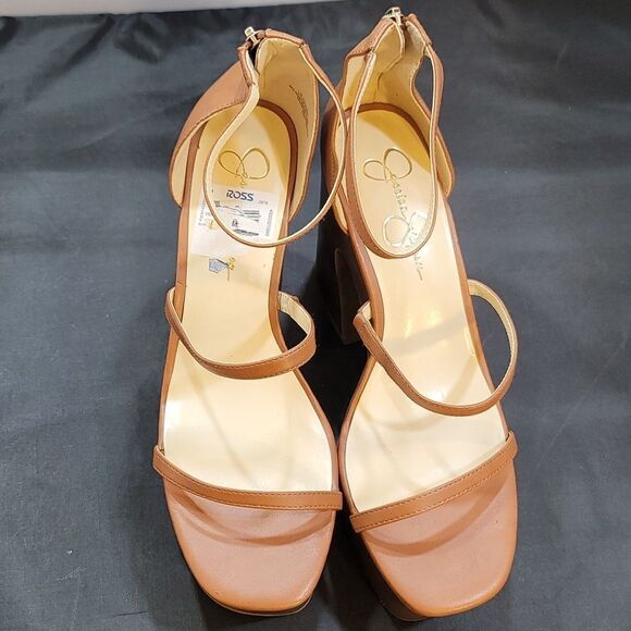 BRAND NEW JESSICA SIMPSON OPEN PLATFORM HEELS - Picture 3 of 14